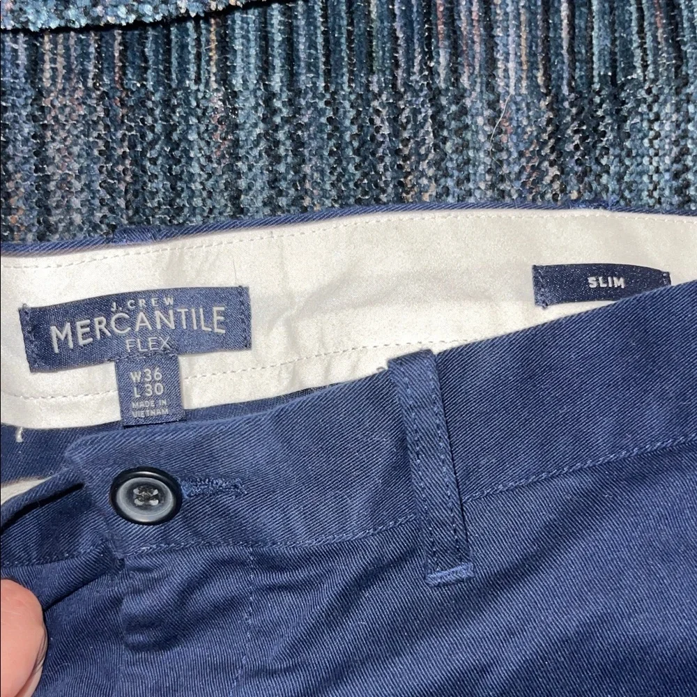 J. Crew Navy Slim Chino Pants